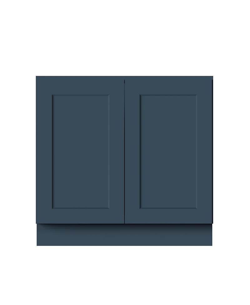 Boyel Living 36 Inch Wide Full Height Door Base Cabinet, Ready to Assemble Kitchen Cabinet with Solid Wood Frame, Soft-Close Slides and Hinges