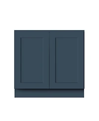 Boyel Living 36 Inch Wide Full Height Door Base Cabinet, Ready to Assemble Kitchen Cabinet with Solid Wood Frame, Soft-Close Slides and Hinges