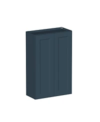 Boyel Living Standard Wall Cabinet 2 Door 3 Shelves, Ready to Assemble Kitchen Cabinet with Solid Wood Frame
