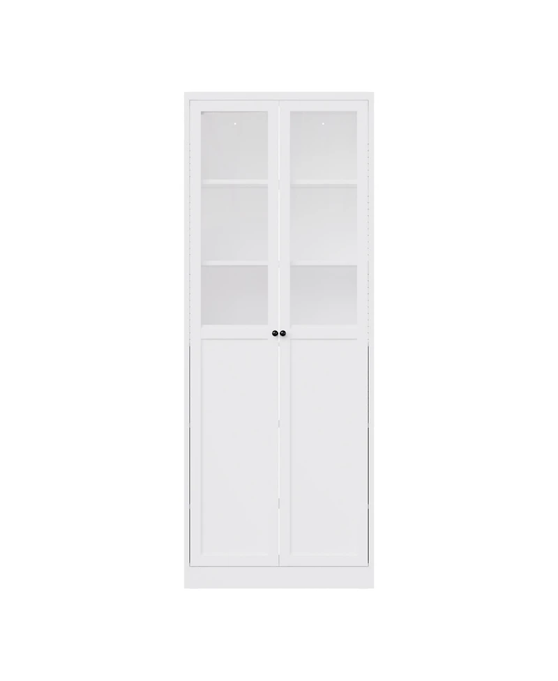 Boyel Living Storage Cabinet 5 Shelf Adjustable Steel Modern Tool Free Assembly