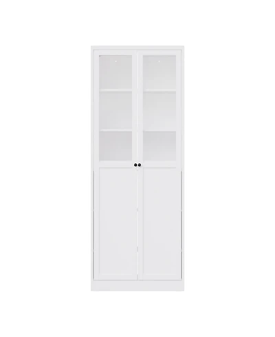 Boyel Living Storage Cabinet 5 Shelf Adjustable Steel Modern Tool Free Assembly