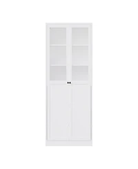 Boyel Living Storage Cabinet 5 Shelf Adjustable Steel Modern Tool Free Assembly