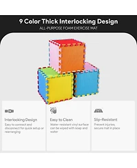 BalanceFrom Fitness Thick Interlocking Puzzle Foam Exercise Play Mats