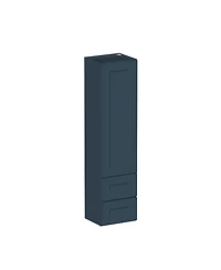 Boyel Living Counter Linen Cabinet, Ready to Assemble Kitchen Cabinet with Solid Wood Frame, Soft-Close Slides and Hinges