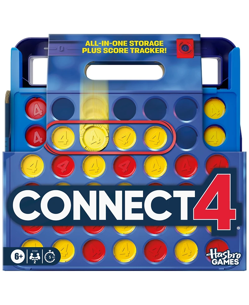Hasbro Gaming Connect 4 42-Piece Board Game, Ages 6+