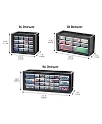 Iris Usa 2 Pack 10 Drawer Organizer Storage Cabinet for Hardware Supplies