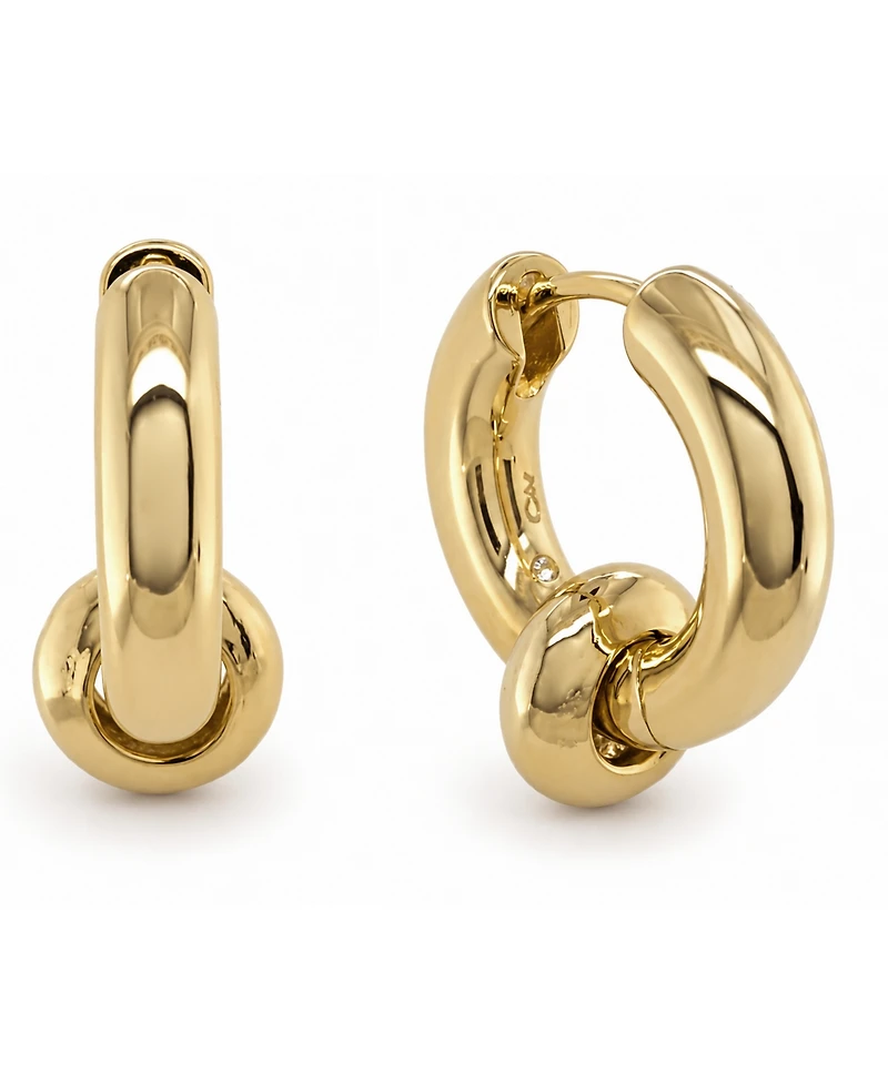 And Now This Ring Hinge Hoop Earrings