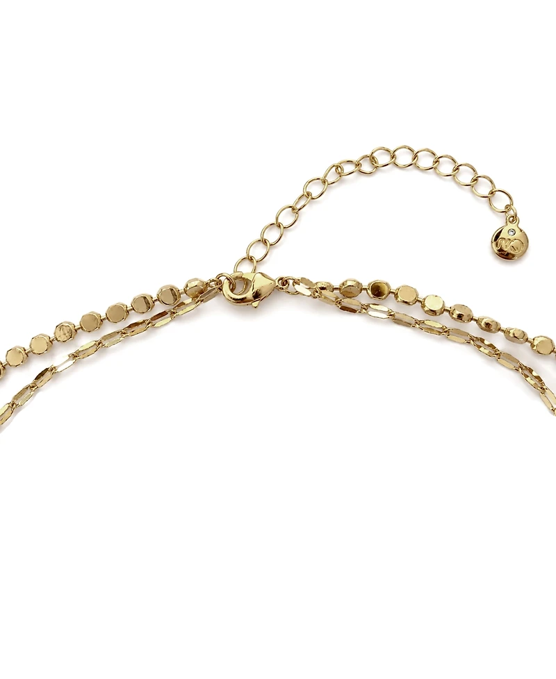 And Now This 18K Gold Plated Layered Necklace