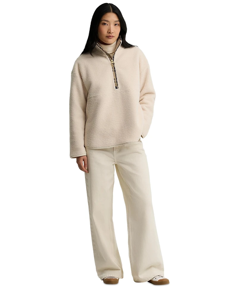 Barbour Women's Merys Half-Zip Polar Fleece Sweatshirt