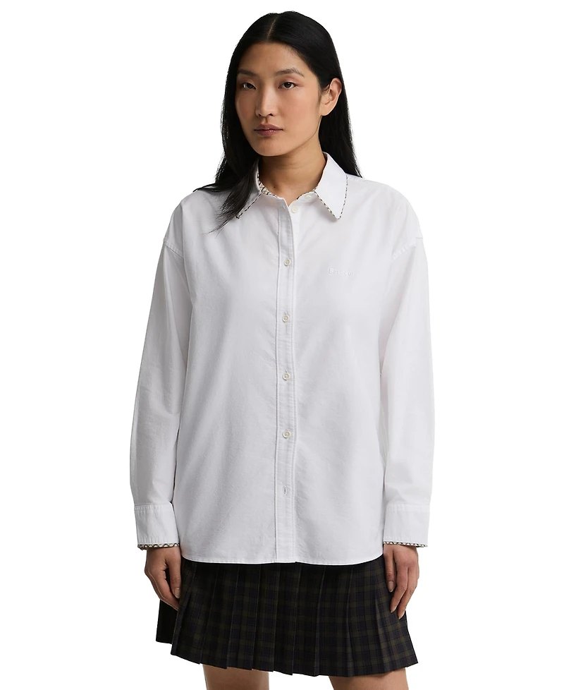 Barbour Women's Alverstone Oxford Long-Sleeve Shirt