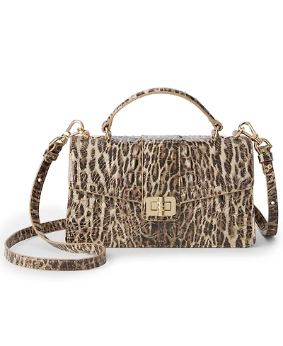Brahmin Genie Melbourne Leather Small Crossbody Handbag