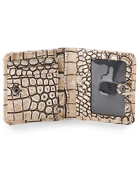 Brahmin Jane Leather Fossilized Shale Wallet