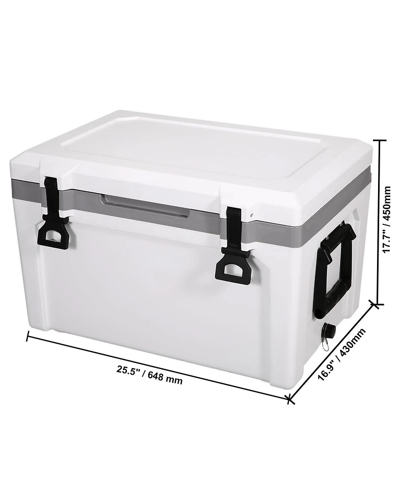 Sevorley Insulated Hard Cooler, 52 quart, Holds 50 Cans, 6-Day Ice Retention Ice Chest