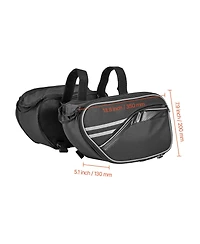 Sevorley Motorcycle Saddlebag, 30 L Dual Side Bags with Waterproof Rain Cover and Straps