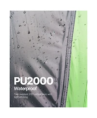 Sevorley Suv Camping Tent for 5-8 Person, 10x10 ft Waterproof PU2000mm Tent with Shade Awning