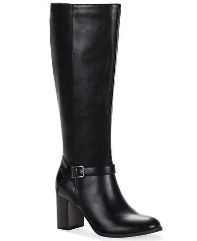 Style & Co Women's Ruthh Round Toe Buckle Detail Dress Boots, Macy's Exclusive