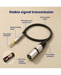 Lofree 3.5mm To Xlr Unbalanced Audio Cable Adapter For Mixing Console Speakers