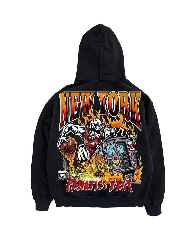 Warren Lotas Men's Black Fest Subway Rider Hoodie