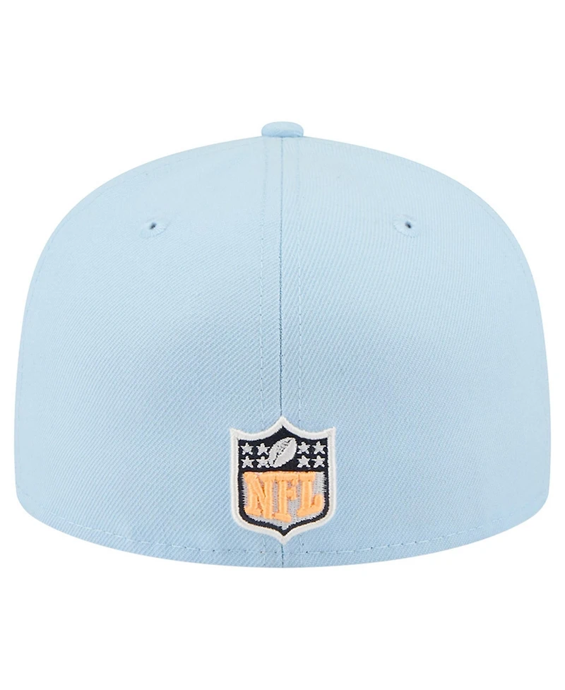 New Era Men's Coastal Blue Jacksonville Jaguars 59FIFTY Fitted Hat