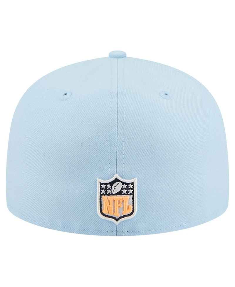 New Era Men's Coastal Blue York Giants 59FIFTY Fitted Hat