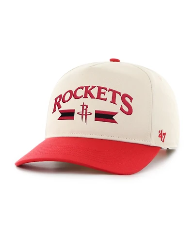 47 Brand Men's Natural Houston Rockets Fast Break Chase Hitch Adjustable Hat