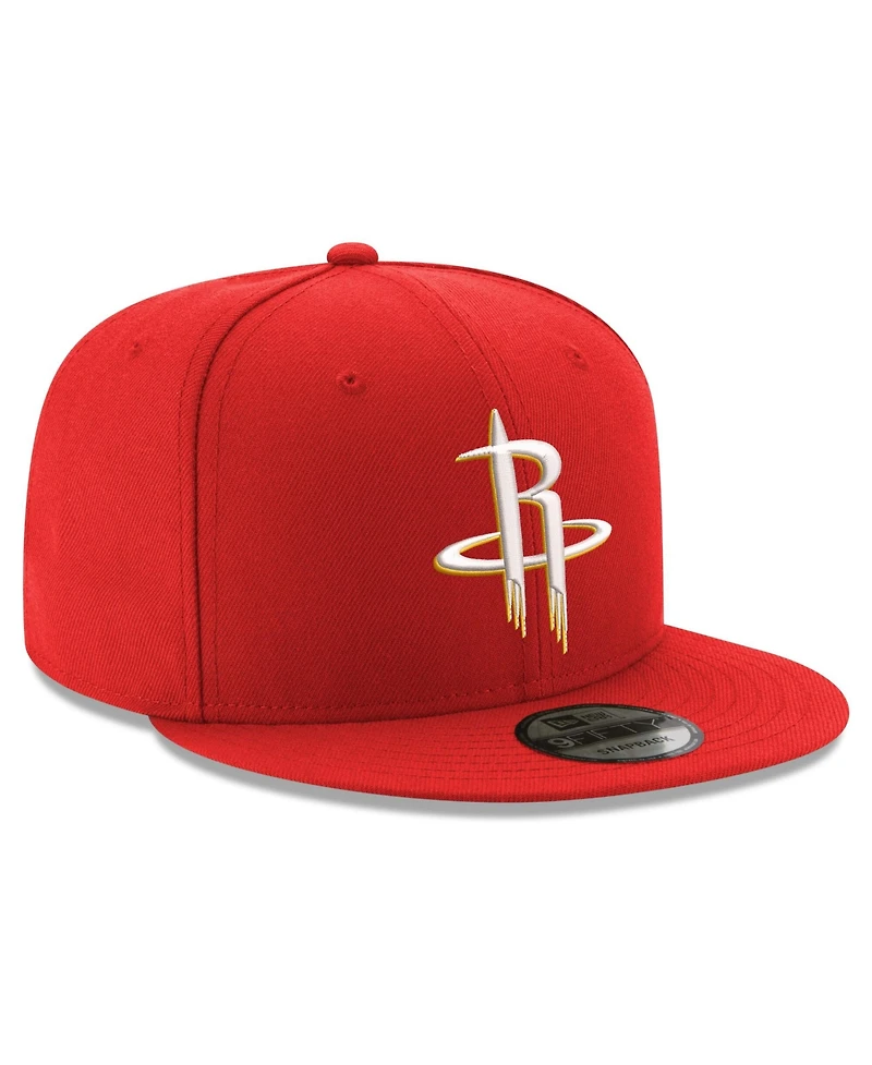 New Era Men's Red Houston Rockets 9FIFTY Snapback Hat