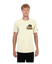 New Era Men's Natural Milwaukee Brewers Dia de los Muertos Sugar Skull T-Shirt