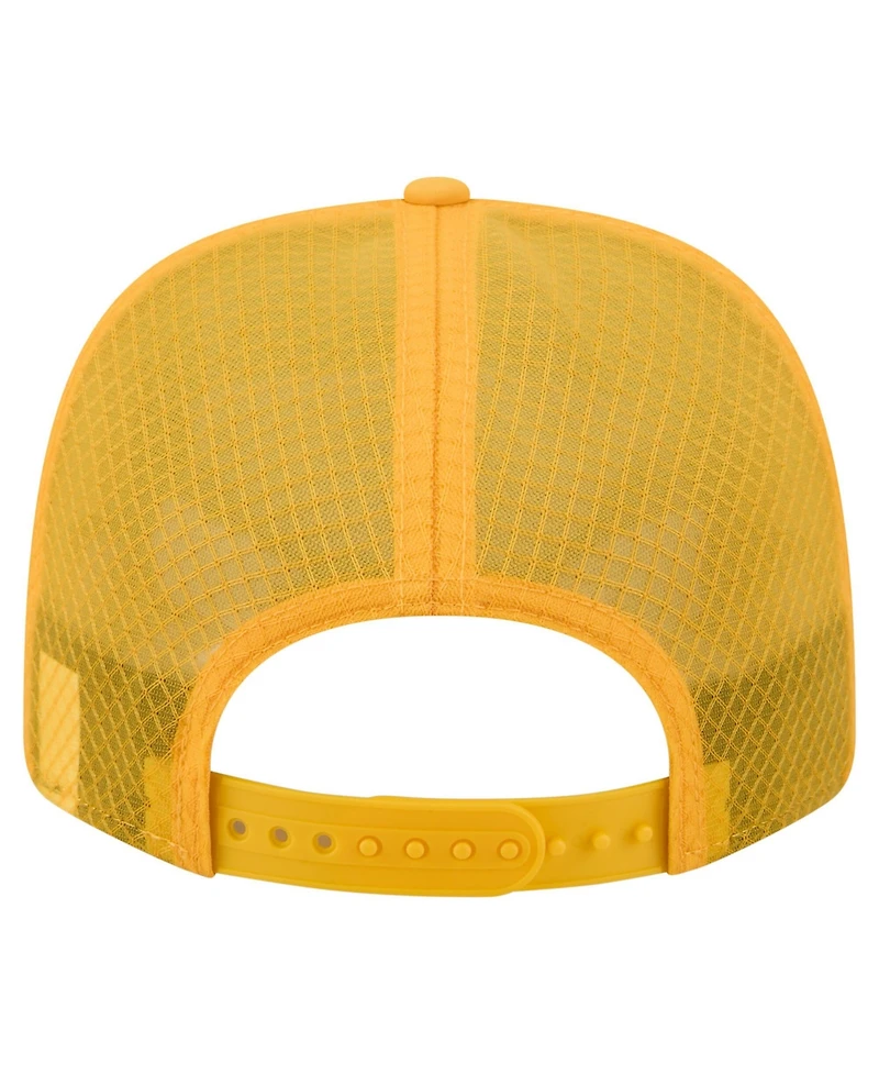 New Era Men's Gold Green Bay Packers Micro Badge 9SEVENTY Adjustable Hat