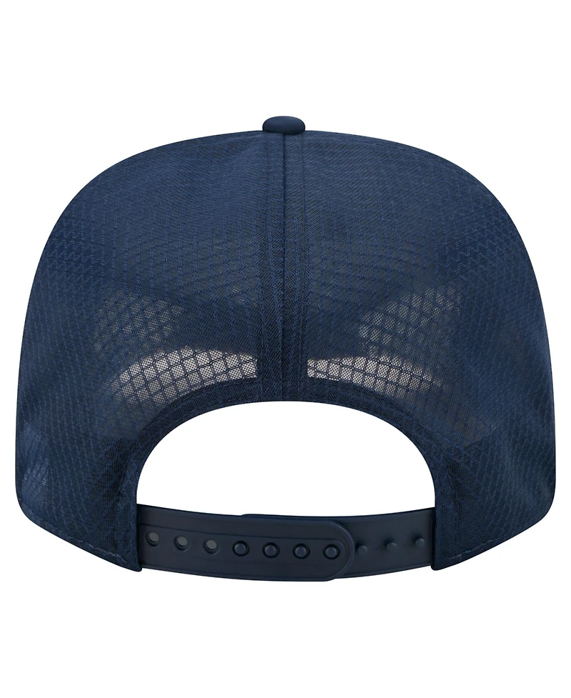 New Era Men's Navy New England Patriots Micro Badge 9SEVENTY Adjustable Hat