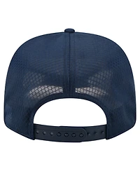 New Era Men's Navy New England Patriots Micro Badge 9SEVENTY Adjustable Hat