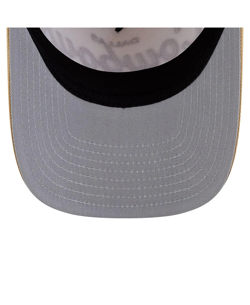 New Era Men's Cream Dallas Cowboys Herringbone 9FIFTY A-Frame Snapback Hat