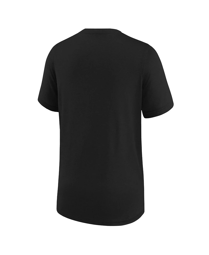 Nike Big Boys and Girls Purple Baltimore Ravens Icon Legend Dri-fit T-Shirt