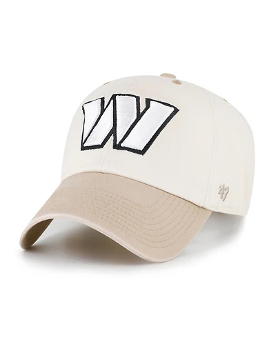 47 Brand Men's Natural/Tan Washington Commanders Neutral Terrain Clean Up Adjustable Hat