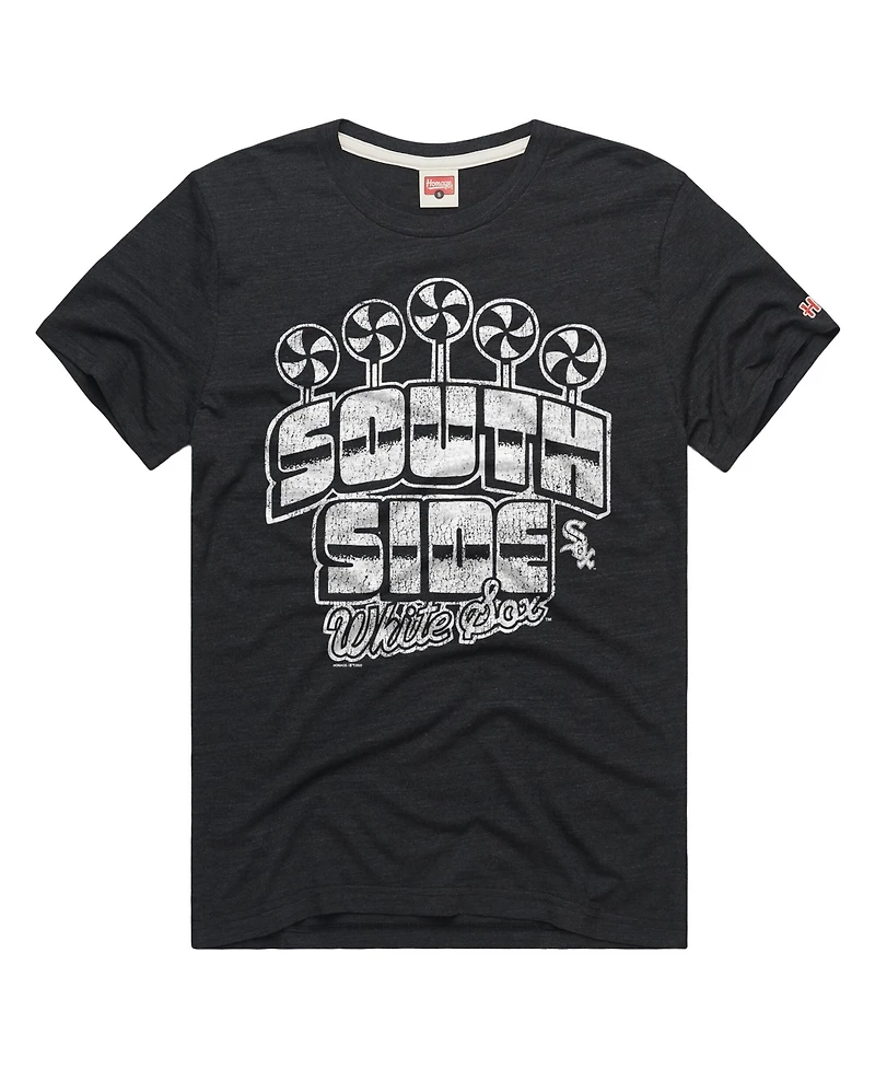 Homage Men's Charcoal Chicago White Sox Tri-Blend Hyperlocal T-Shirt