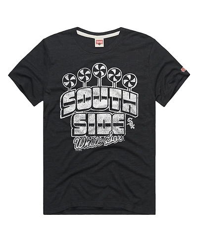 Homage Men's Charcoal Chicago White Sox Tri-Blend Hyperlocal T-Shirt
