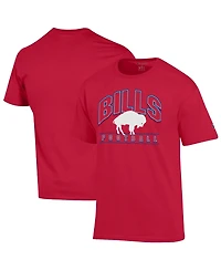 Champion Men's Red Buffalo Bills Jersey T-Shirt