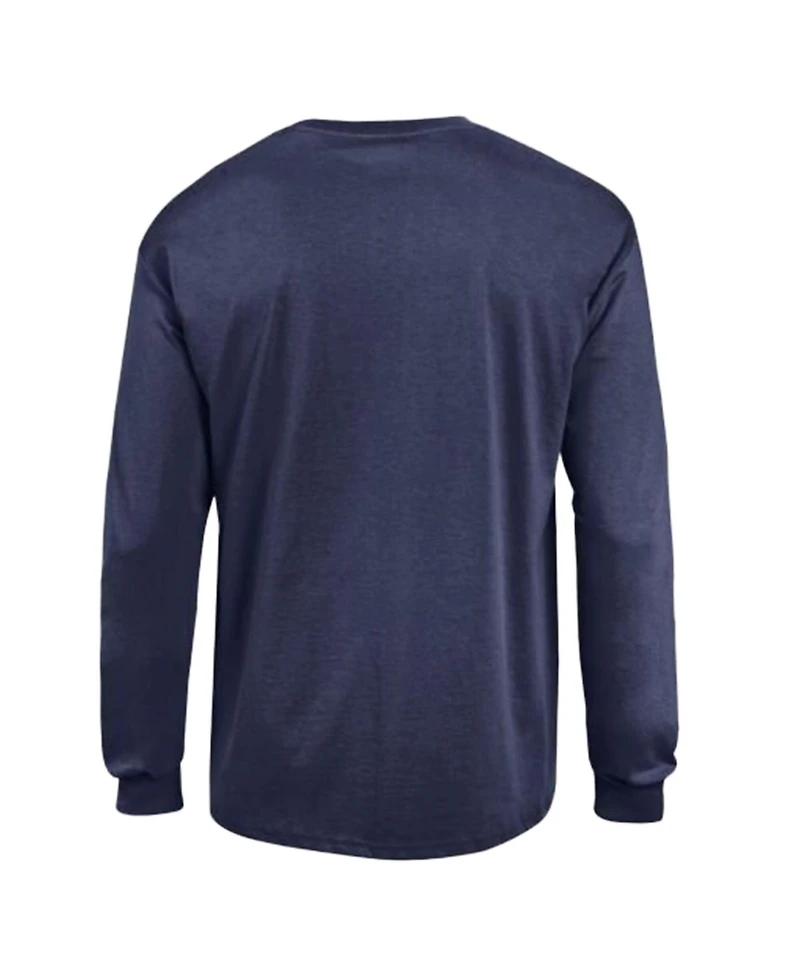 Champion Men's Navy Chicago Bears Arch Over Logo Long Sleeve T-Shirt