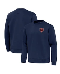 Antigua Men's Navy Chicago Bears Relevant Lightweight Pullover Sweatshirt
