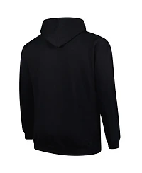 Fanatics Men's Black Carolina Panthers Big Tall Pop Pullover Hoodie