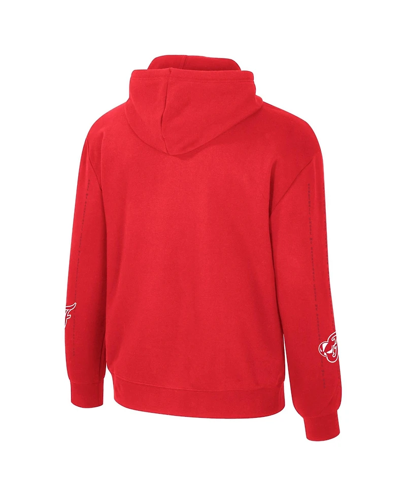 Stadium Essentials Men's and Women's Red Indiana Fever City Star Hoodie