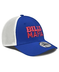 New Era Men's Royal/White Buffalo Bills Mafia Neo 39THIRTY Flex Hat