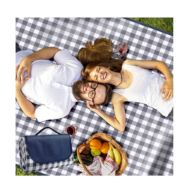 Piscifun Portable Waterproof Outdoor Picnic Blanket Lightweight Foldable Camping Mat