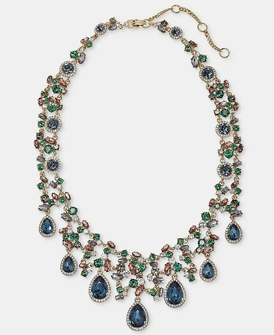Givenchy Stone Statement Necklace, 16" + 3" extender