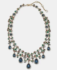 Givenchy Stone Statement Necklace, 16" + 3" extender