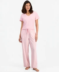Charter Club Women's Knit Pajama Pants, Exclusively at Macy's