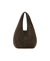 Mango Women's Split-Leather Sack Bag