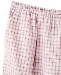Mango Women's Mid-Rise Plaid Baggy Pants