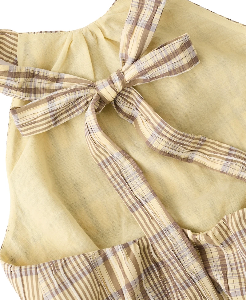 Mango Women's Plaid Halter Top