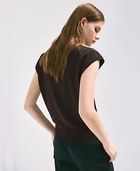 Mango Women's Boat-Neck Knitted Top