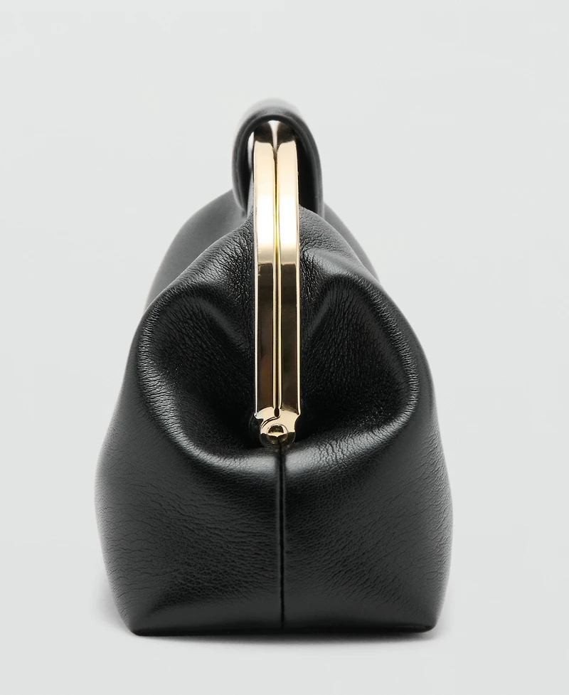 Mango Women's Metal Detail Clutch Bag